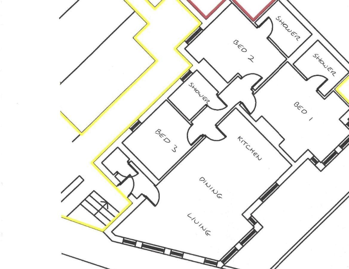 Apartment Three - Free Private Car Park - Sleeps 6 - 3 Shower Rooms - By Ocean City Retreats Plymouth Eksteriør billede